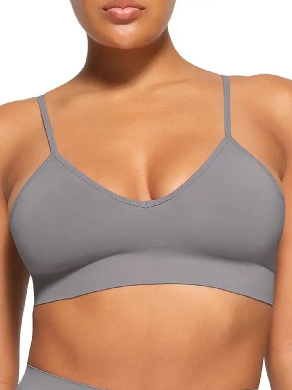 SKIMS SOFT SMOOTHING SEAMLESS BRALETTE PACIFIC SMALL